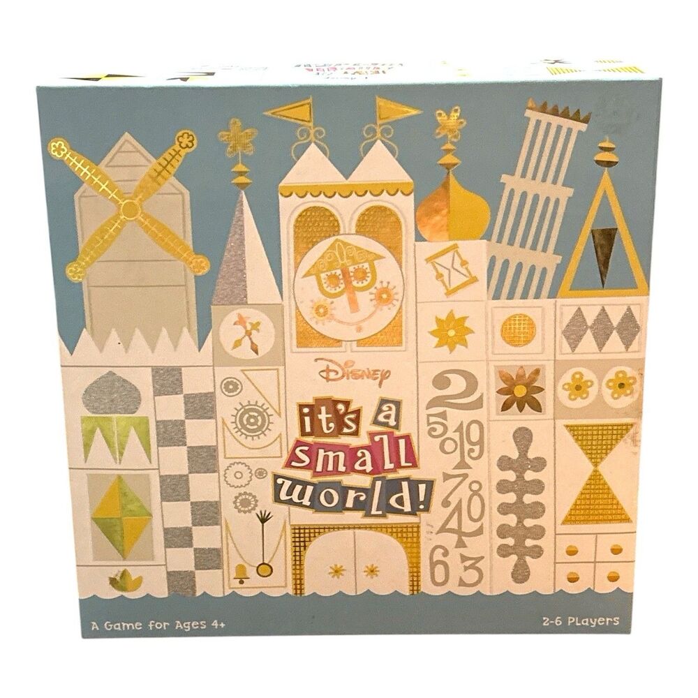 Disney Parks It's A Small World Theme Park Board Game Funko Attraction Ride